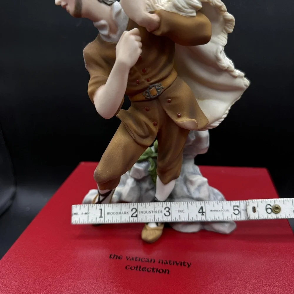 Vintage The Vatican Nativity Collection Shepherd Porcelain Hand Painted Vintage